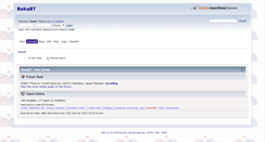 Desktop Screenshot of forums.bakabt.me